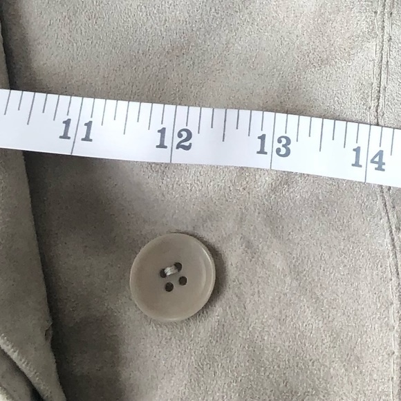 BCBGmaxazria faux suede vest light tan M - Picture 6 of 12